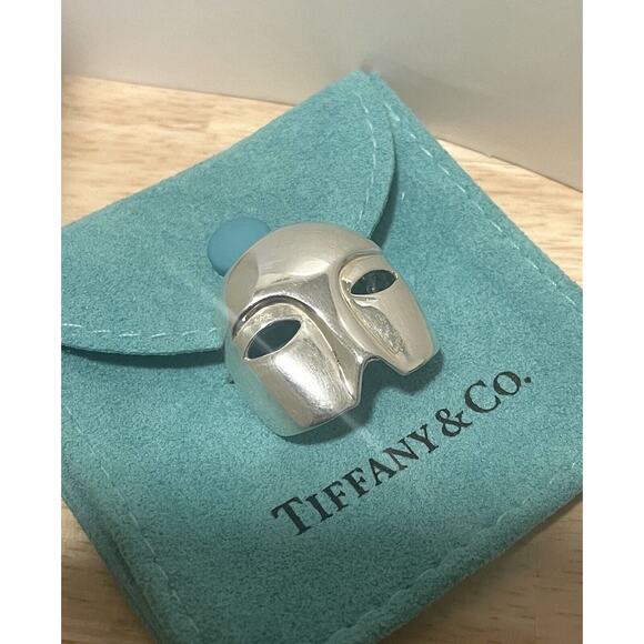 Rare Tiffany & Co. Sterling Silver Mask Brooch- The Phantom of the Opera - Picture 10 of 14